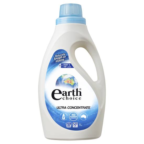 Earth Choice Ultra Concentrate Front & Top Loader Laundry Liquid 1 Litre