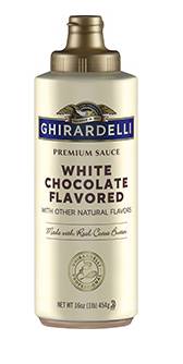 Ghirardelli - White Chocolate Squeeze Bottle - 17oz/12 pack