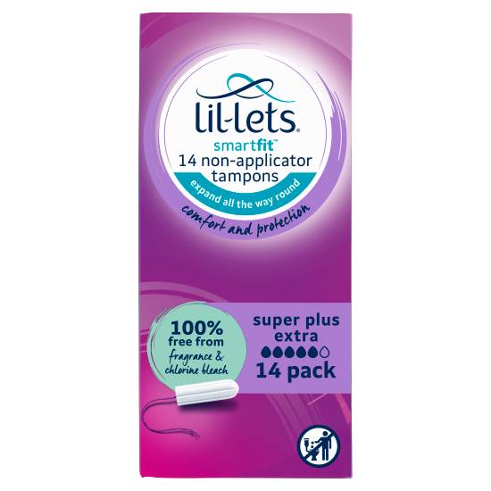 Lil-Lets Smartfit Non-Applicator Tampons (14 ct)