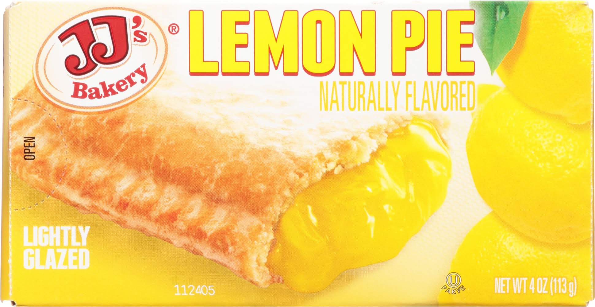 JJ's Bakery Lightly Glazed Lemon Pie (4 oz)