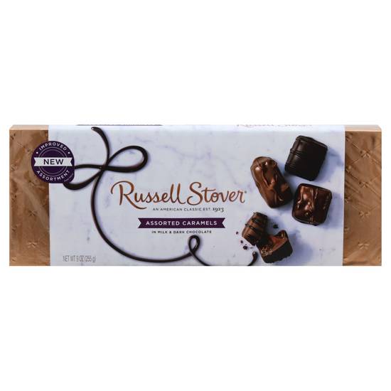 Russell Stover Assorted Caramels Milk & Dark Chocolate