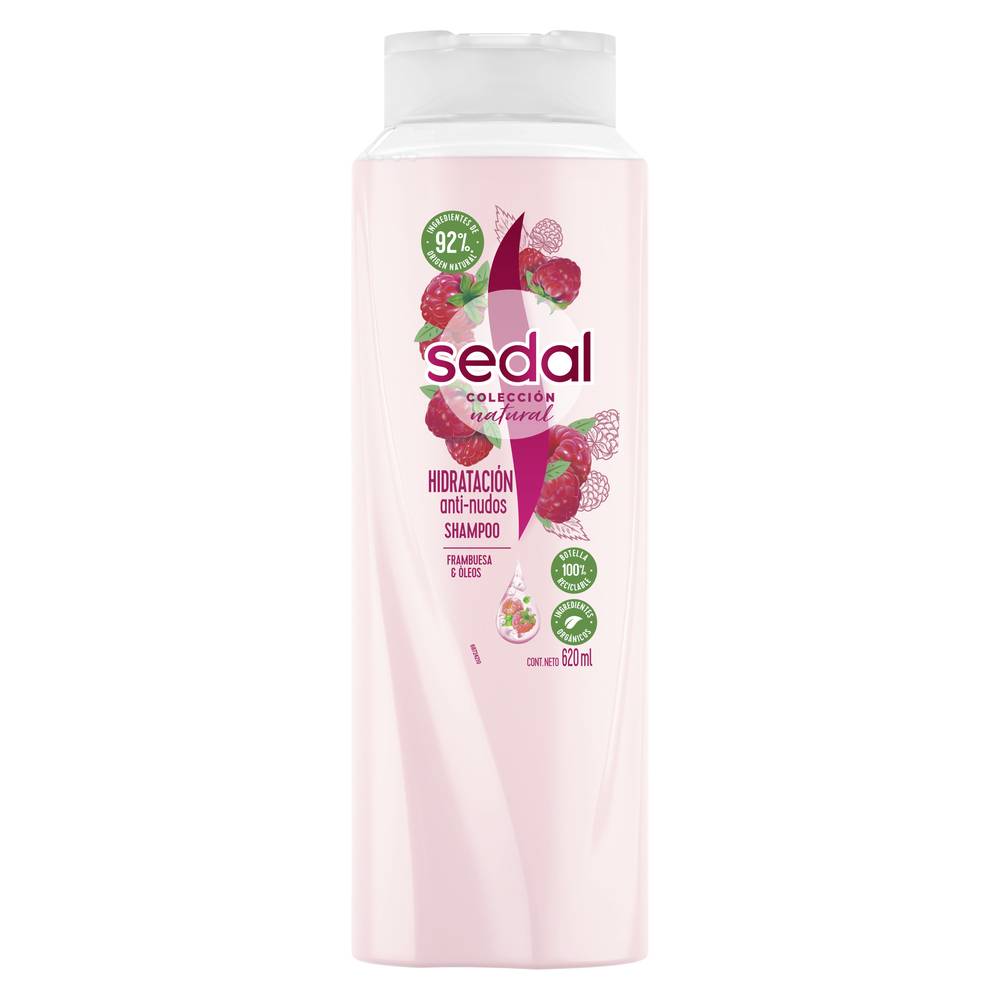 Sedal · Shampoo hidratación anti-nudo (620 ml)