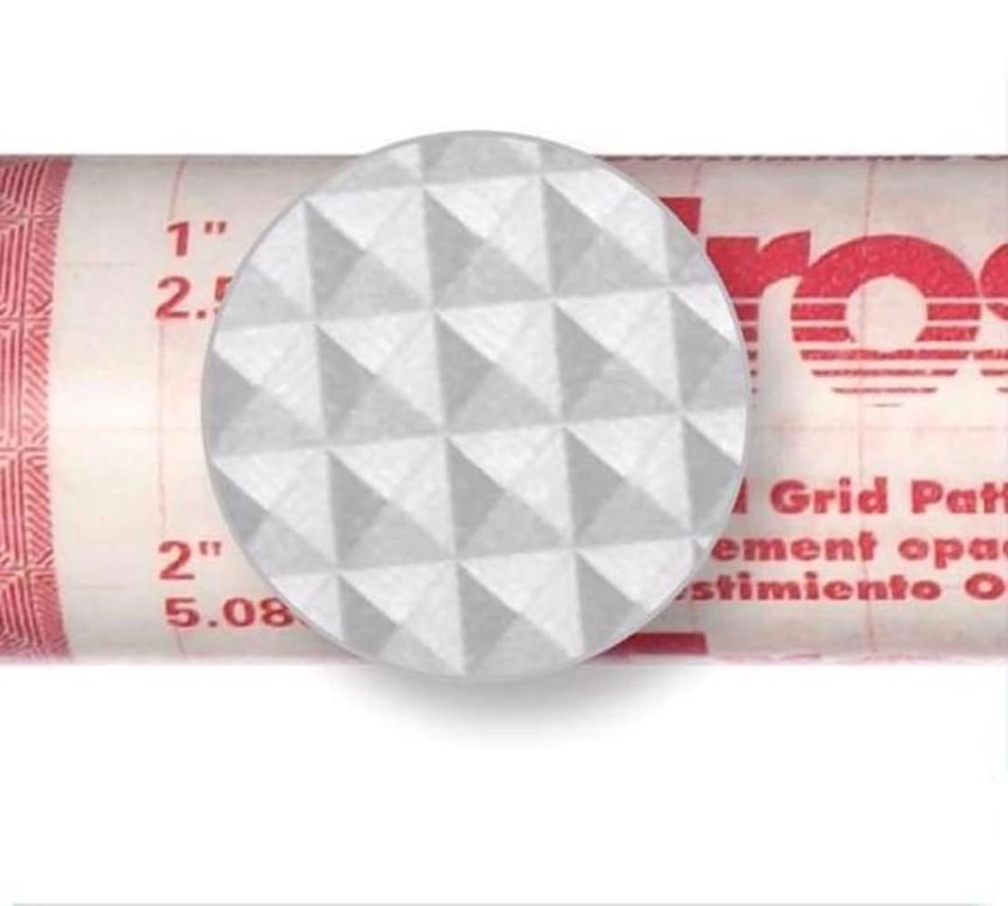 Con-Tact Diamond 9 Ft. L X 18 In. W Clear Frosty Grid Privacy Film