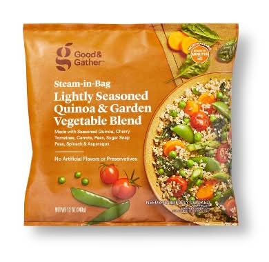 Good & Gather Steam in Bag Lightly Seasoned Quinoa & Vegetable Blend (12 oz)