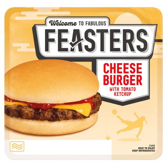 Feasters Microwave Cheese Burger 147G