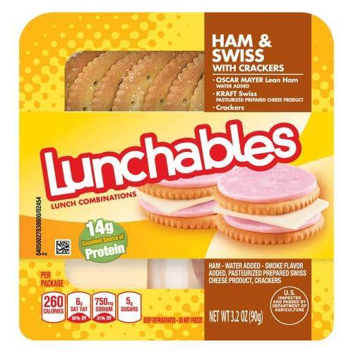 Oscar Meyer Lunchables Ham and Swiss 3.2 oz