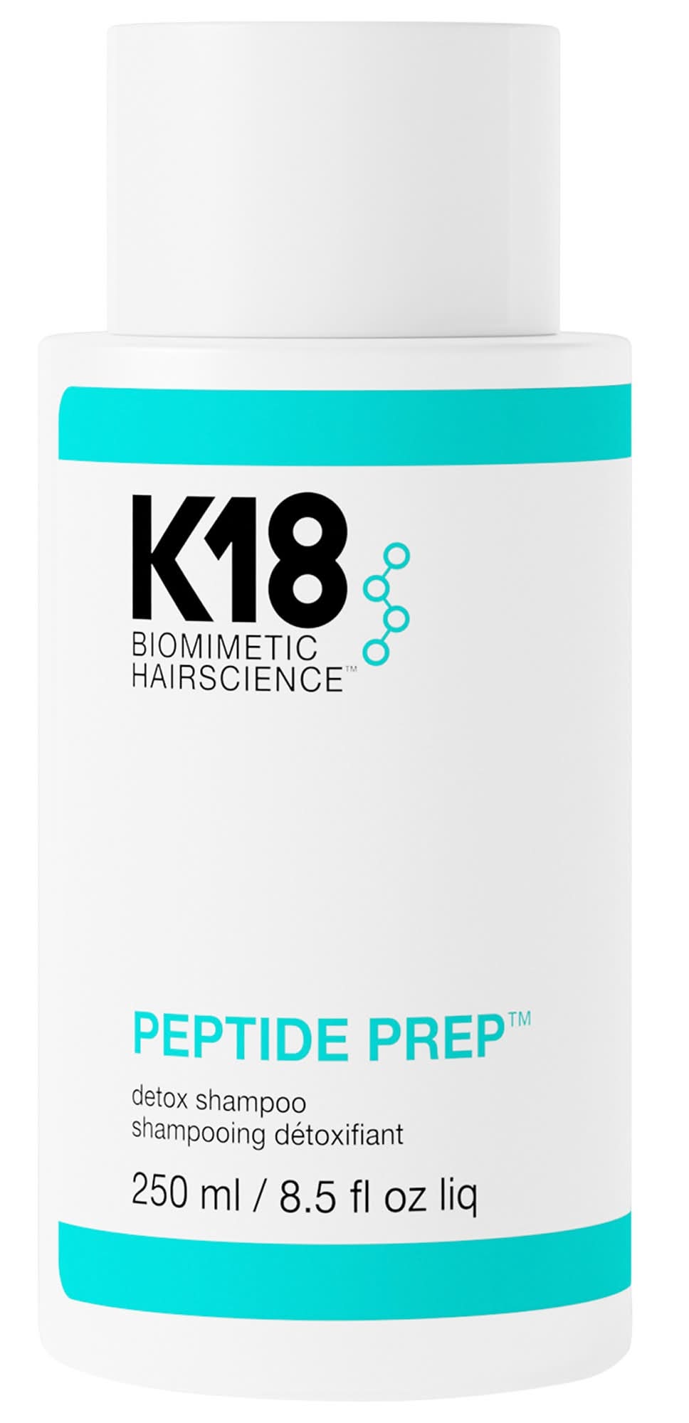 K18 Biomimetic Hairscience PEPTIDE PREP™ Clarifying Detox Shampoo 8.5 oz / 250 mL