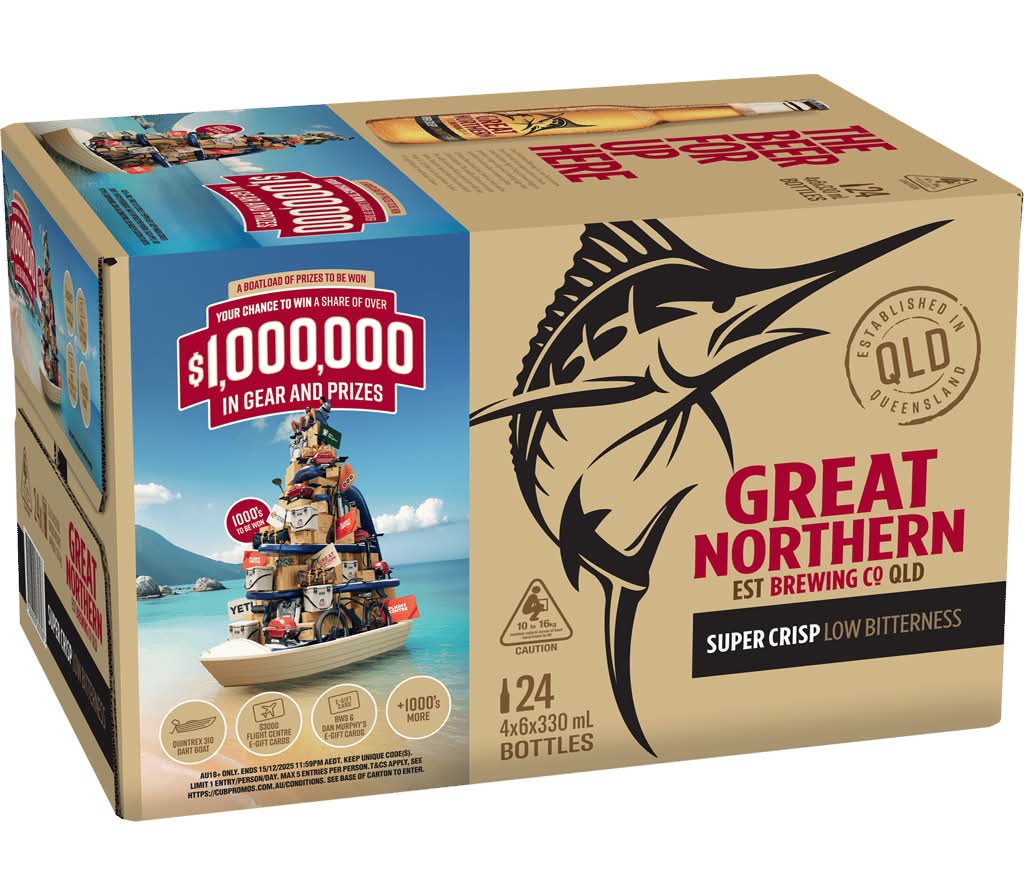 Great Northern Super Crisp Bottle 24x330ml