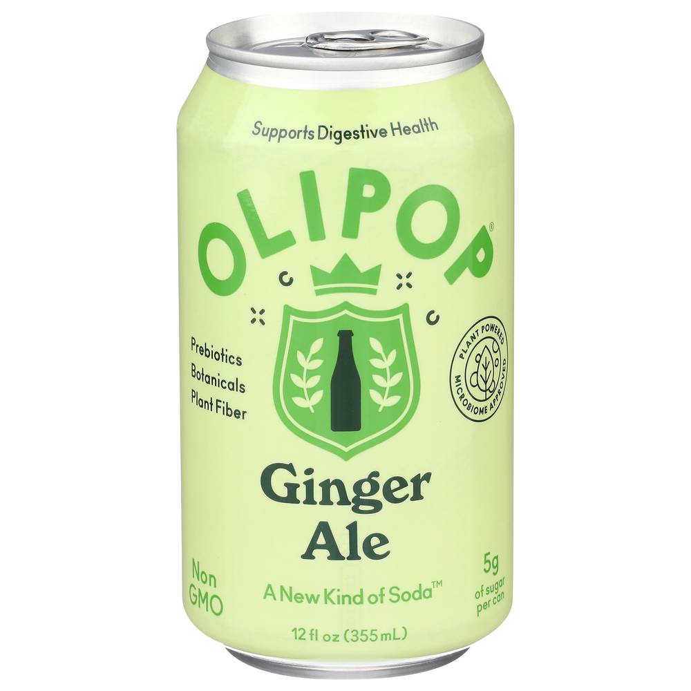 Olipop Ale a New Kind Of Soda, Ginger Ale (12 fl oz)