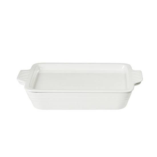 Our Table™ Covered Rectangle Stoneware Baker Set in White