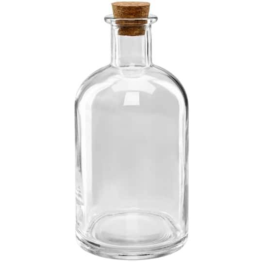 Ashland Mini Glass Bottle With Cork, Clear