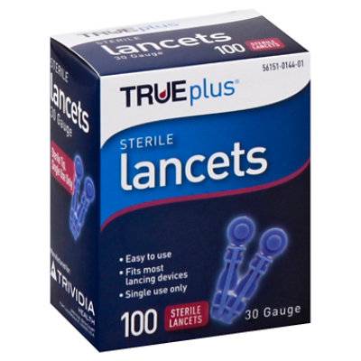 Trueplus Ultra Thin 30G Lancet - 100 Ct