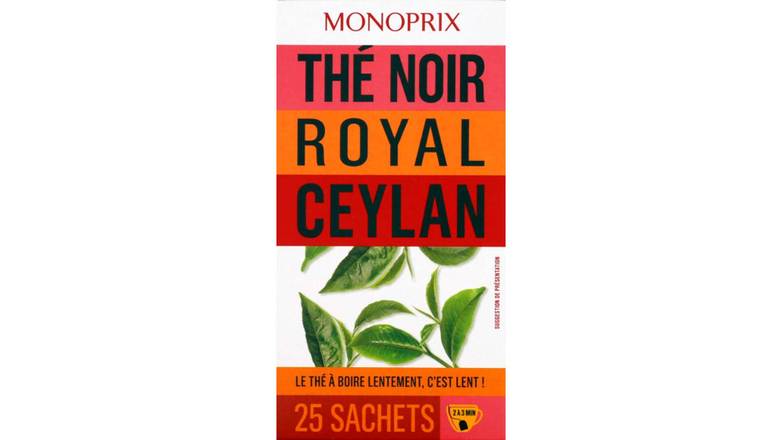 Monoprix - Thé royal ceylan (50 g)