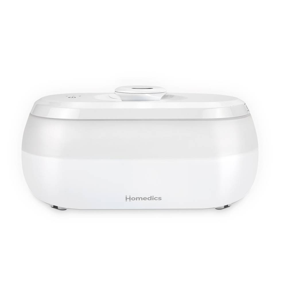 HOMEDICS Easy Clean Leak Resistant 0.5-Gallon Tabletop Ultrasonic Electronic Humidifier (For Rooms Up To 350-sq ft) White | UHE-CMTF14-WT