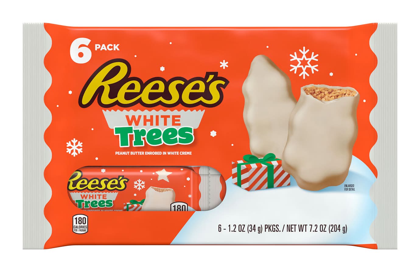 Reese's White Creme Peanut Butter Trees Candy Christmas (1.2 oz)