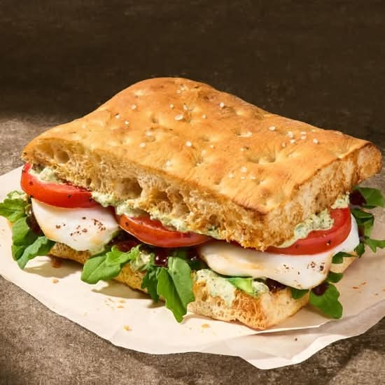 Toasted Caprese Focaccia