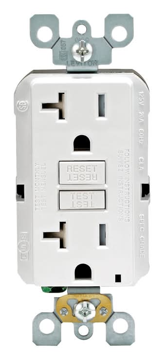 Leviton 20 Amps 125 V Duplex White Gfci Outlet 5-20R 1 Pk