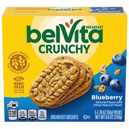 Belvita Breakfast Biscuits (5 ct, 1.76oz)(blueberry)