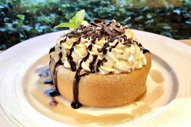 ふわふわチョコレートパンケーキ　Chocolate Pancake