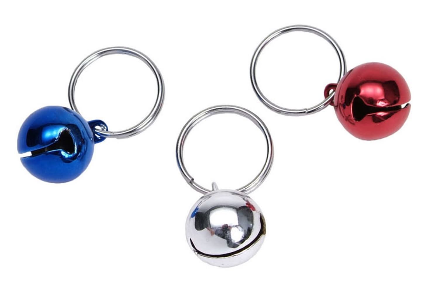 Coastal Round Cat Collar Bells, 3 pack