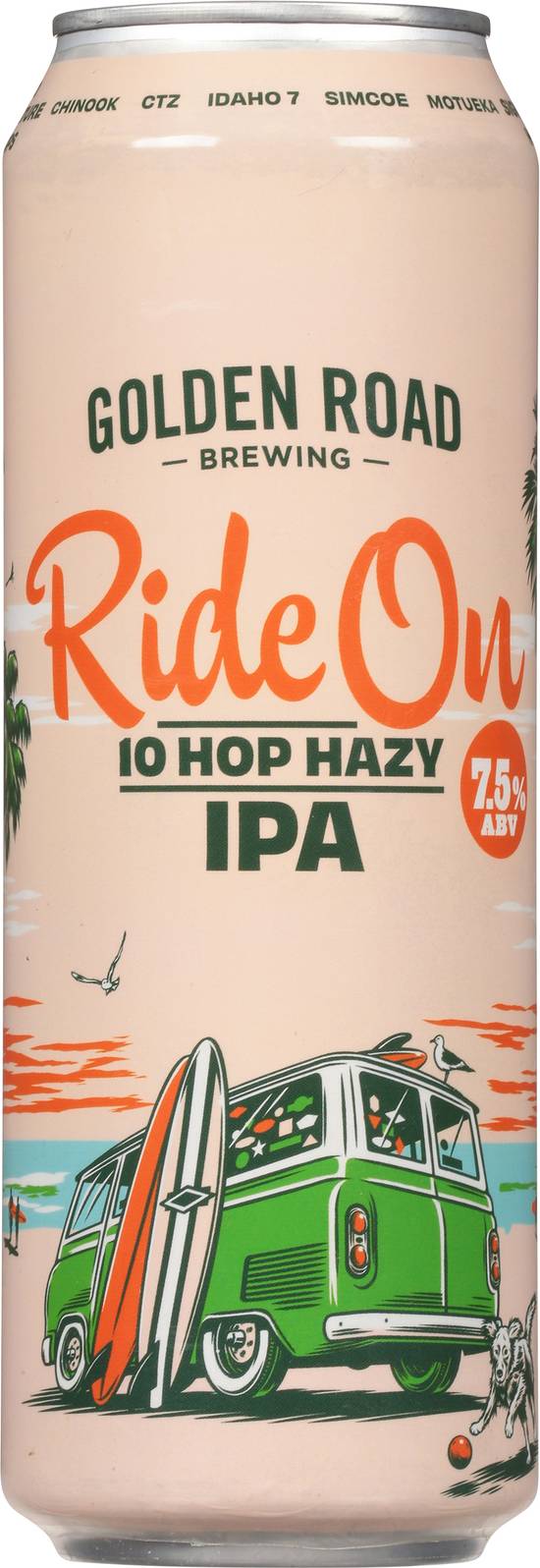 Golden Road Brewing Road Ride on 10 Hop Hazy Ipa Beer (19.2 fl oz)