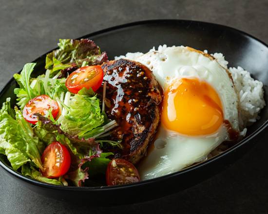 ロコモコ丼セット Loco moco bowl set