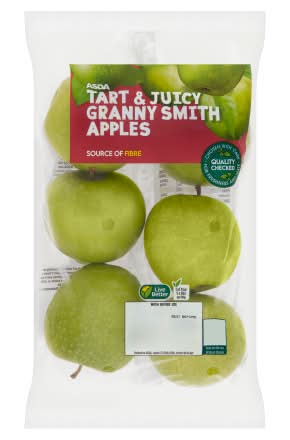 ASDA Tart & Juicy Granny Smith Apples (6 pack)