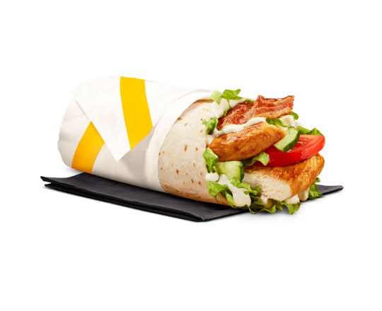 Chicken & Bacon McWrap with Grilled Chicken [480.0 Cals]