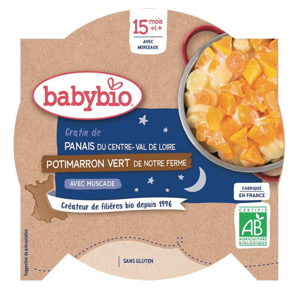 Babybio - Gratin de panais du centre-val de Loire des 15 mois et +