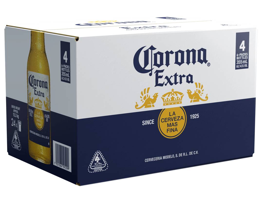 Corona Extra Lager Bottles 24x355ml