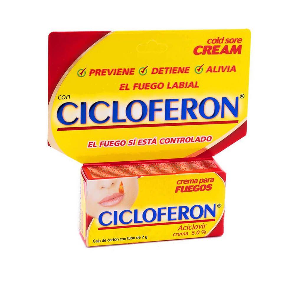 Liomont cicloferon crema aciclovir 5.0% (2 g)