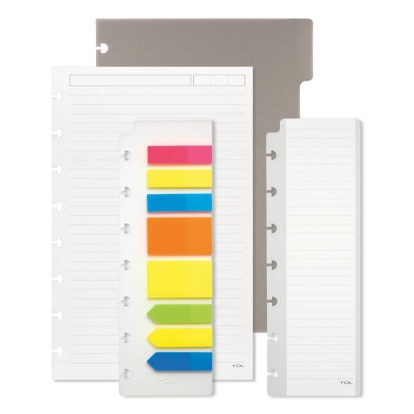 TUL Discbound Notebook Starter Kit, Junior Size, Assorted Colors