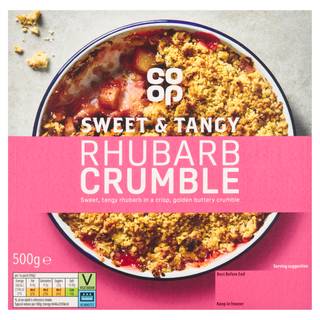 Co-op Rhubarb Crumble 500g