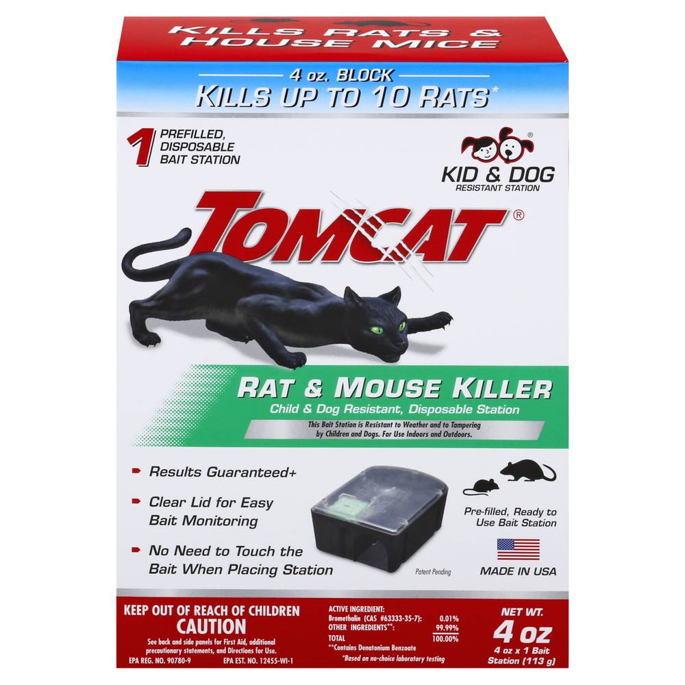 Tomcat Rat & Mouse Killer Child & Dog Resistant (0.01 oz)