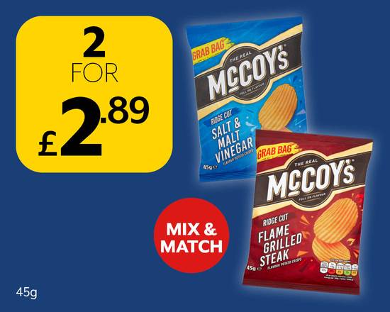 McCoys 2 for £2.89