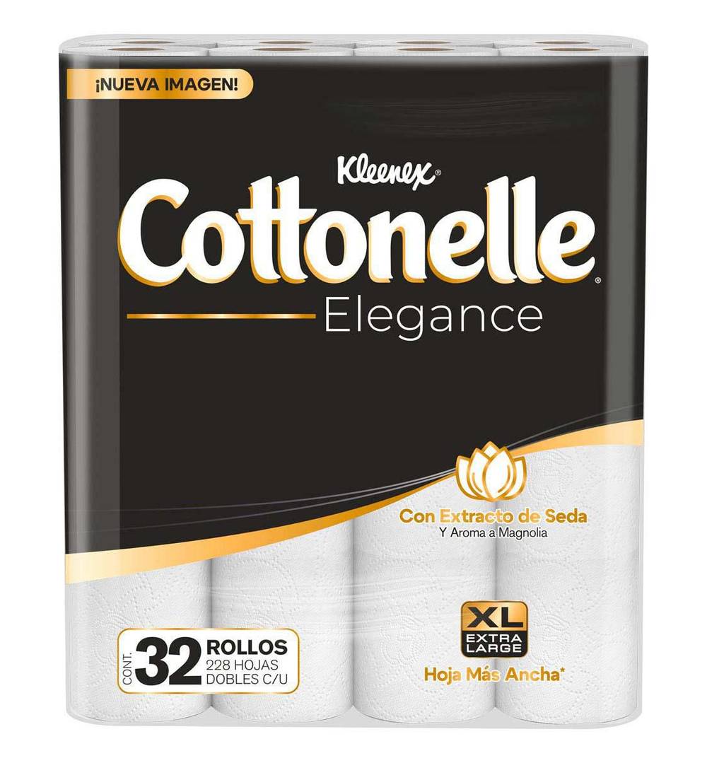 Cottonelle · Elegance papel higiénico, XL (32 un)