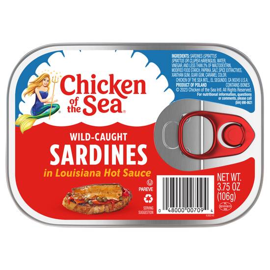 Chicken Of the Sea Sardines in Louisiana Hot Sauce