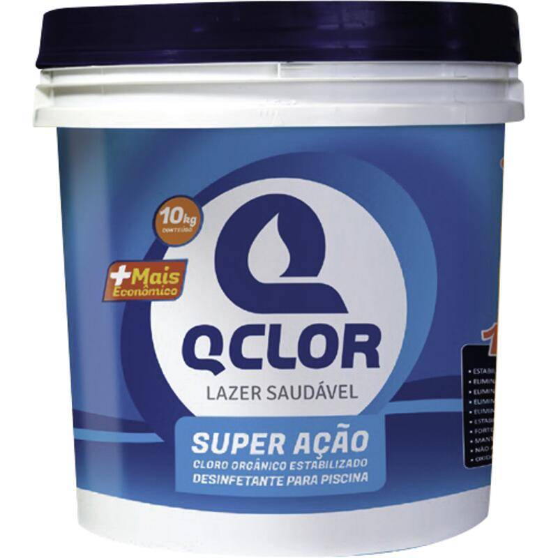 Qclor cloro super ação (10kg)