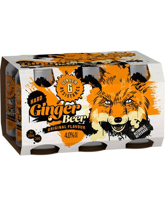 Ginger Resistance Beer 6x330ml