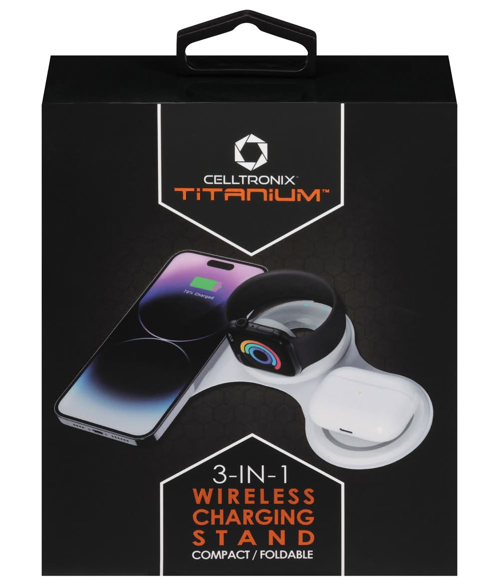 Celltronix Titanium 3 in 1 Wireless Charging Stand