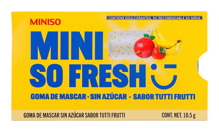 Miniso · Goma de mascar mini so fresh (10,5 g)