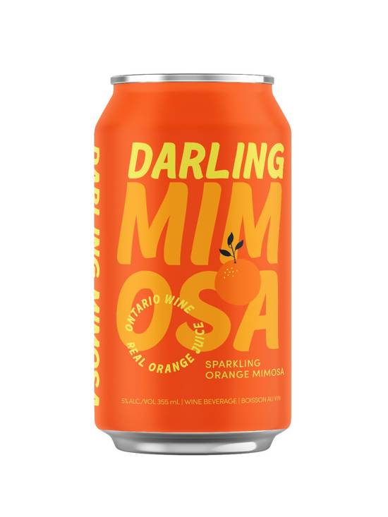 Darling Beverages · Mimosa Orange Sparkling Drink (355 mL)
