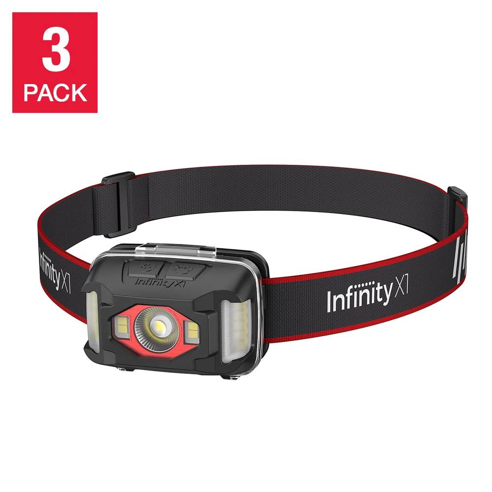 Infinity X1 700 L Dual Power Led Headlamps (3 ct)