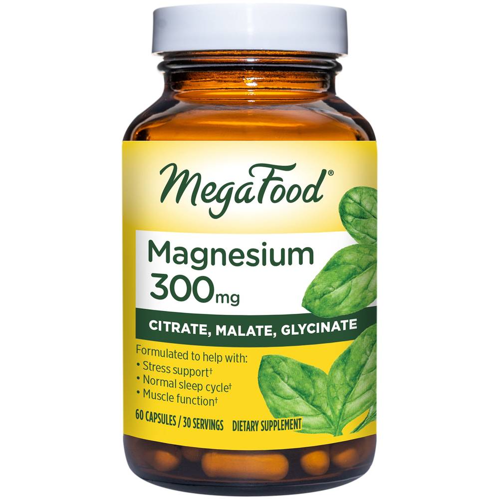 Megafood Magnesium 300 mg Capsules