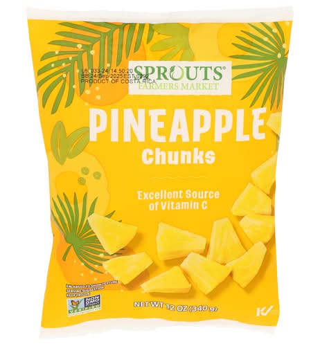 Sprouts Frozen Chunked Pineapple