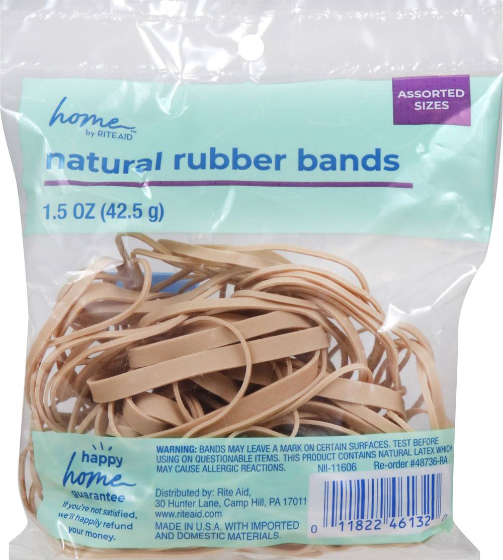 Rite Aid Natural Rubber Bands - 1.5 oz