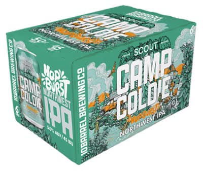 10 Barrel Hopburst Camp Coldie Northwest Ipa 6-12 Fl Oz In Cans - 6-12 Fz