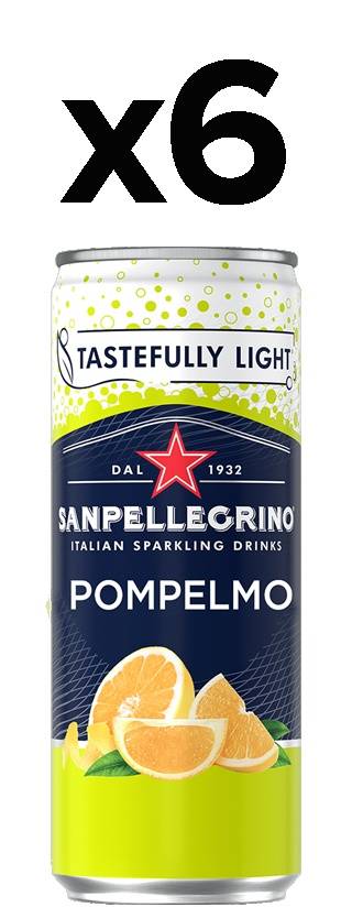 San Pellegrino Grapefruit 6x330ml Cans