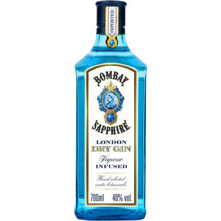 Dry gin Vapour Infused BOMBAY SAPPHIRE - la bouteille de 70 cL