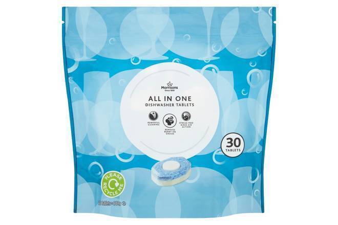 Morrisons All In 1 Dishwasher Tablets 30pk